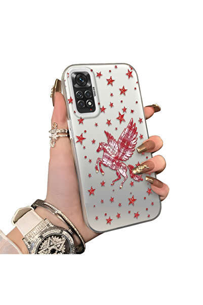 ucuc حافظة حماية للعدسات من السيليكون الصلب أكريليك درجة متوافقة مع Redmi Not...