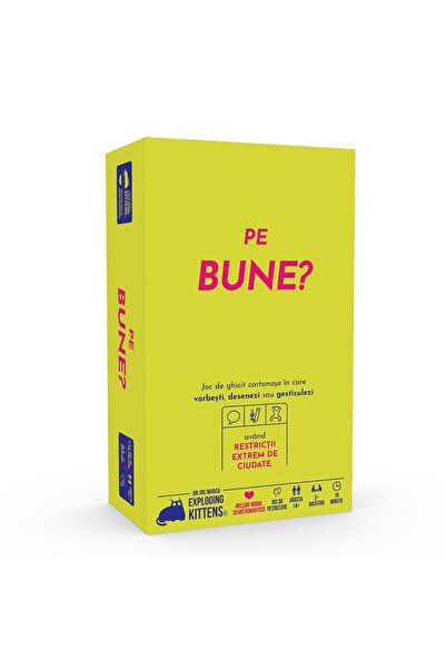 Exploding Kittens Joc de societate Pe bune?, limba romana