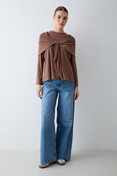 Melike Tatar Şalı material elastic Badi 32-2722