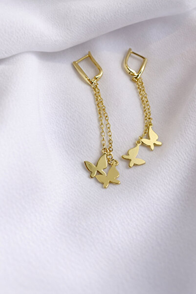 Inovius Елегантни обеци, позлатени медни - LMG20