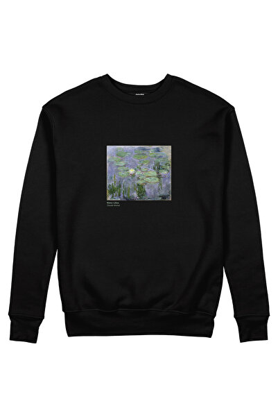 The Lucid Lab Water Lilies Sweatshirt - Black