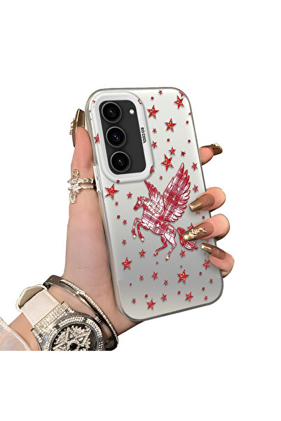 ucuc حافظة حماية للعدسات من السيليكون الصلب أكريليك متوافقة مع هاتف سامسونج ج...