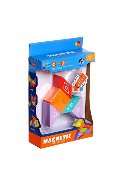 Avaleea Set de construcție inteligent cu piese Tangram magnetice, 6 piese, pe...