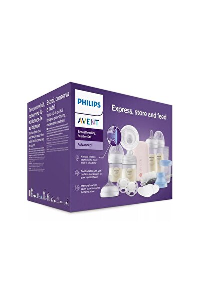 Philips Set nou-nascut cu pompa de san electrica Philips-AVENT SCD340/31, 17 accesorii