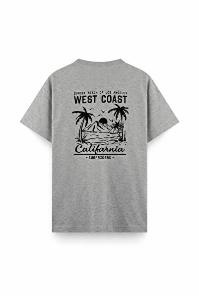 Oksit Zapadna obala Surferiders Kalifornija Štampano Muška unisex Oversize kr...