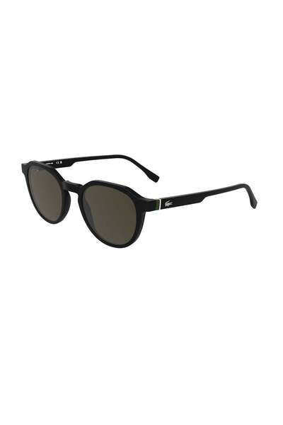 Lacoste L 6052S 001 51 Unisex Oval Siyah Kemik Güneş Gözlüğü