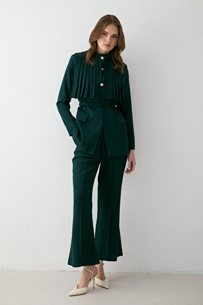 Melike Tatar Piliseli Ceketli Takım 32-2711