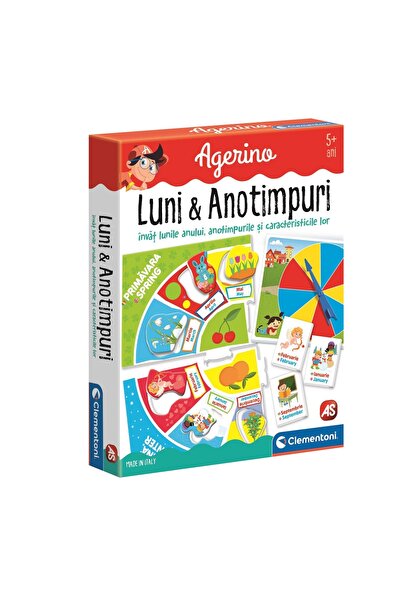 CLEMENTONI Educational game Months and Seasons, Agerino, 5 years+,
