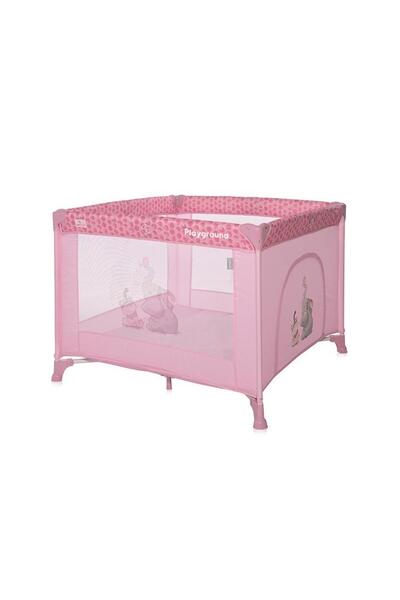 LORELLİ Playpen Playground Melow Rose Fellows 100x100cm with Mattress, Zipper...