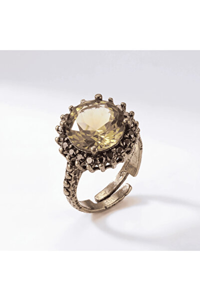 Dorvina Bronze Jewelry Color Changing Zultanite Stone Round Cut Row Stone Model Vintage Women's Ring