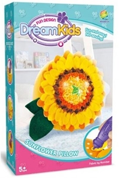 Avaleea Children's pillow creation setSunflower