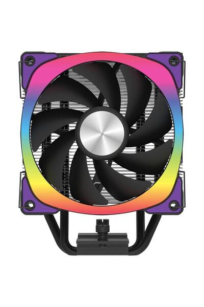 Super Flower Cooler CPU COOLDEX ST4, iluminare aRGB, 800 - 1800rpm (Negru/Mov)