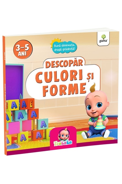 TraLaLa Carte interactiva Tralala, Descopar culori si forme/Buna dimineata, d...