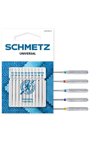 SCHMETZ Set combinat 10 ace de cusut universale, finete 70-80-90-100-110, 130...