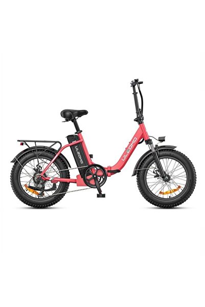 Ulzomo Folding Electric Bike Dolphin 20", 350W, 36V 13Ah, 89km Range, Pink