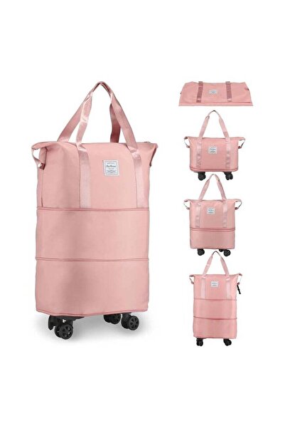 Generic Expandable Rolling Duffle Bag with Wheels | Foldable Travel Luggage |...