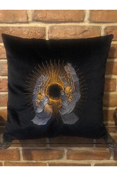 harmony factory Mystic Energy Με κέντημα Μαύρο Θήκη διακοσμητικού μαξιλαριού ...
