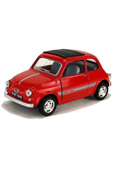 Kinsmart Macheta metalica Fiat 5, Rosu, 1:24