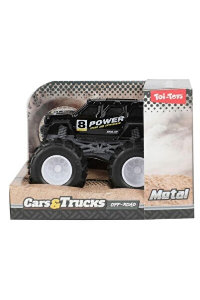 Toi-Toys Monster Truck with pull back8x11 cmBlack