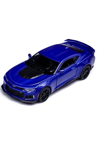 Kinsmart Macheta metalica Kinsmart, Chevrolet Camaro ZL1 2017, 12 cm, Albastru