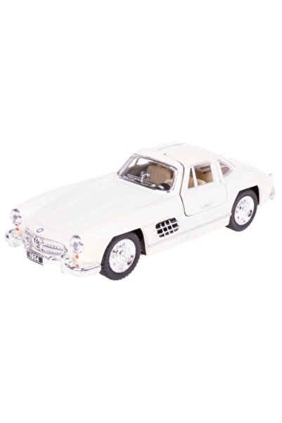 Kinsmart Macheta Metalica 1:34 Mercedes-Benz 300SL 1954, Alb, 12cm