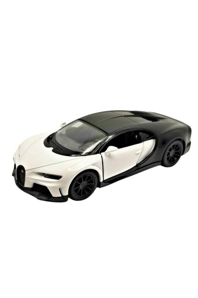 OEM Macheta metalica 1:34 Bugatti Chiron Supersport, 12 cm, Alb