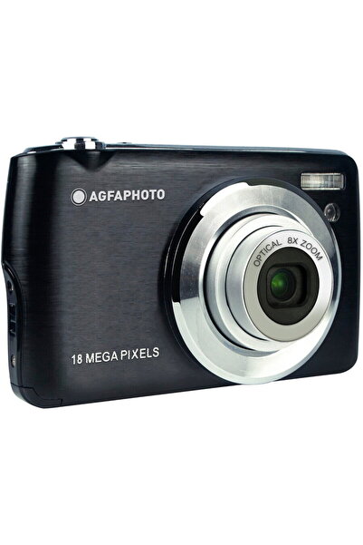 AgfaPhoto Aparat foto digital, 18 MP, 8x, HD, Negru