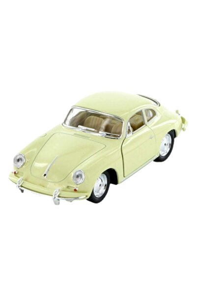 Kinsmart Macheta metalica 1:34 Porsche 356B Carrera, Crem, 12cm