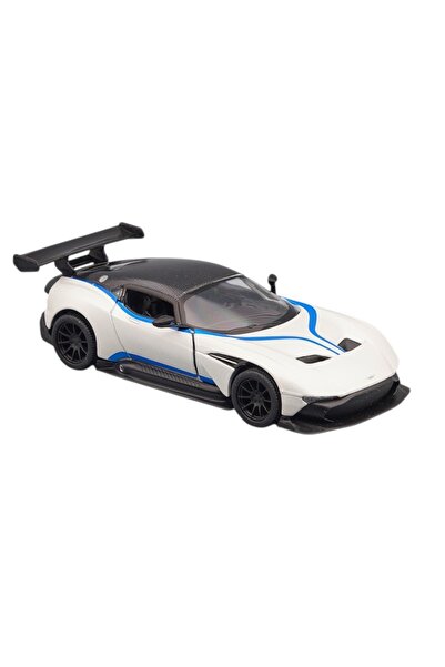 WELLY Macheta Metalica Kinsmart Aston Martin Vulcan Livery, Alb, 1/38