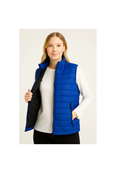Narnuga Inflatable Zippered Vest Water Repellent Quilted Lined Fabric Lightwe...