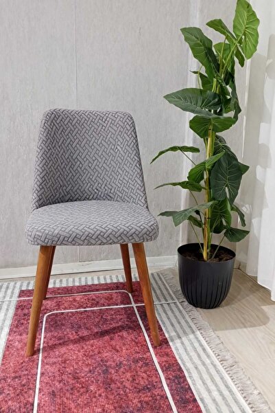 nurluk tuğla desen lastikli esnek çok kaliteli sandalye kılıfı ( büyük boy )