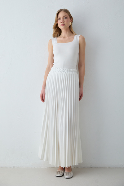 Melike Tatar Pleated Skirt 32-9001-2