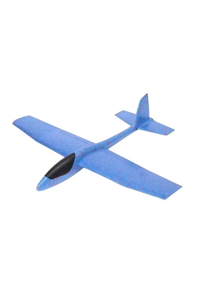 Avaleea Planor acrobatic, fabricat din polistiren, lungime 84 cm, albastru,