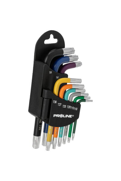 OEM SET PROLINE CHEI TORX NEGATIV CR-VA S2 T10-T50 - 9P