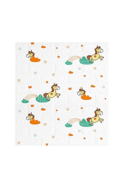 Avaleea Set 10 Placi Tapet 3D, 70 x 77 cm, Grosime 3 mm, din Polietilena, Tip...