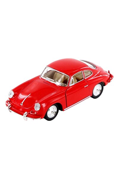 Kinsmart Macheta metalica 1:34 Porsche 356B Carrera, Rosu,12cm