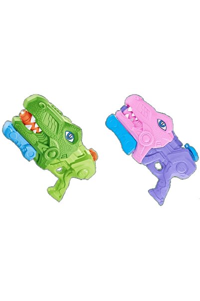 Avaleea Set 2 pistoale cu apa Tiranozaur, Roz si Verde, 660 ml
