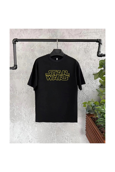 Narnuga Star Wars Printed T-Shirt - Black -