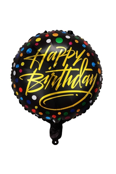 Avaleea Metallic Foil Balloon, Figurine, Model 3, Happy Birthday, Anniversary...