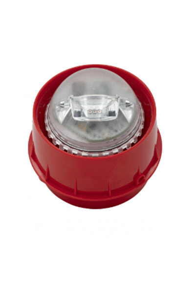 Morley Адресируема сирена WSF-WR-RF, червен LED стробоскоп, прозрачна леща, 8...