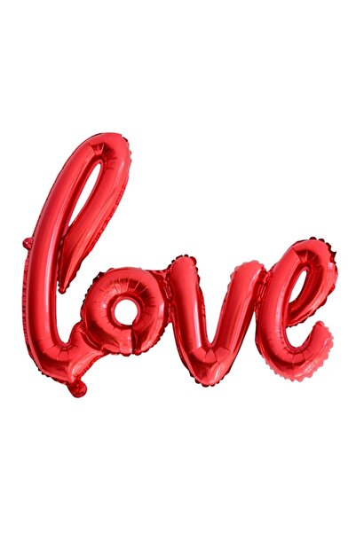 Avaleea Set Baloane din Folie Metalizata, Model Love Scris de Mana, 102x65 cm...