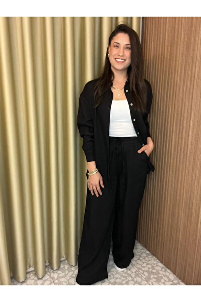 MU&ME BOUTİQUE Denim Pants with Elastic Waist