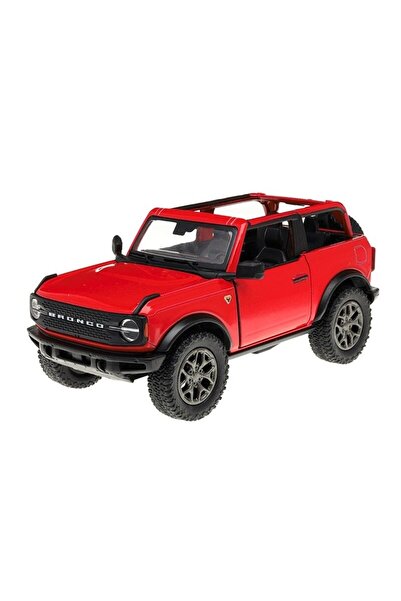 Kinsmart Macheta metalica Ford Bronco 2022, Rosu, 1:34