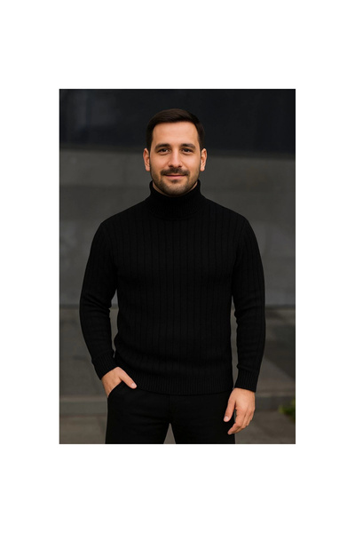 Narnuga Fisherman Collar Knitted Sweater Cotton Thick Corded Fabric Woven, Re...