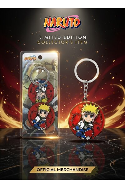 Natavanbutık 🦊   Naruto Shippuden Minato Namikaze Premium Metal Keychain - C...