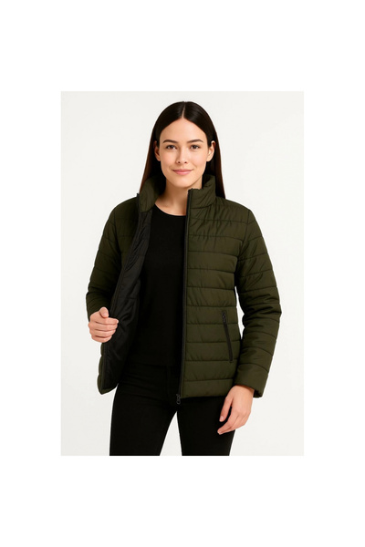 Narnuga Bomber Mont Jacket – Water Repellent Fabric, Quilted Lining, Zipper C...