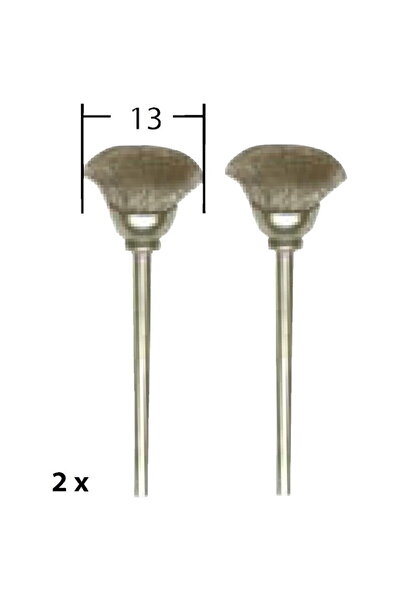 Proxxon Micromot Set Steel Brushes, 13mm