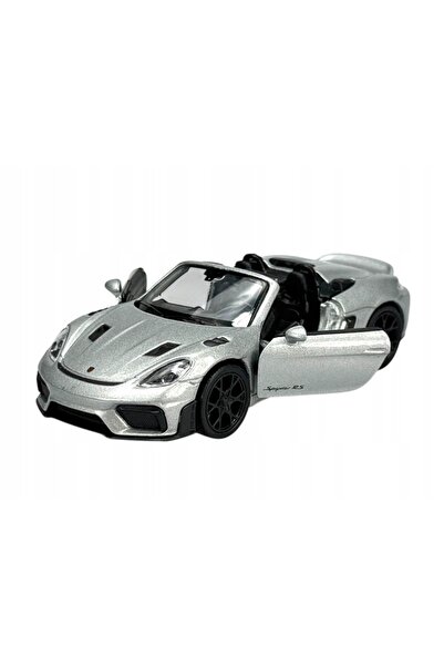 WELLY Porsche 718 Spyder RS ​​metal model, Gray, 12 cm