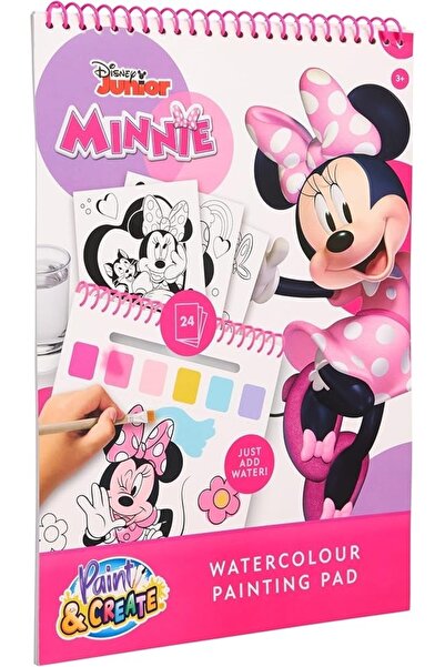 Create It Watercolor painting book, Disney Minnie Mouse, brush and watercolor...