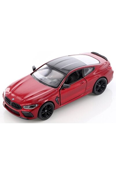 Kinsmart Macheta metalica Bmw M8 Competition Coupe, Kinsmart, Scara 1:38, Rosu
